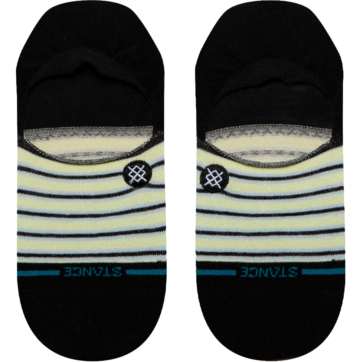 Women's Blue Fade No Show - Image 2