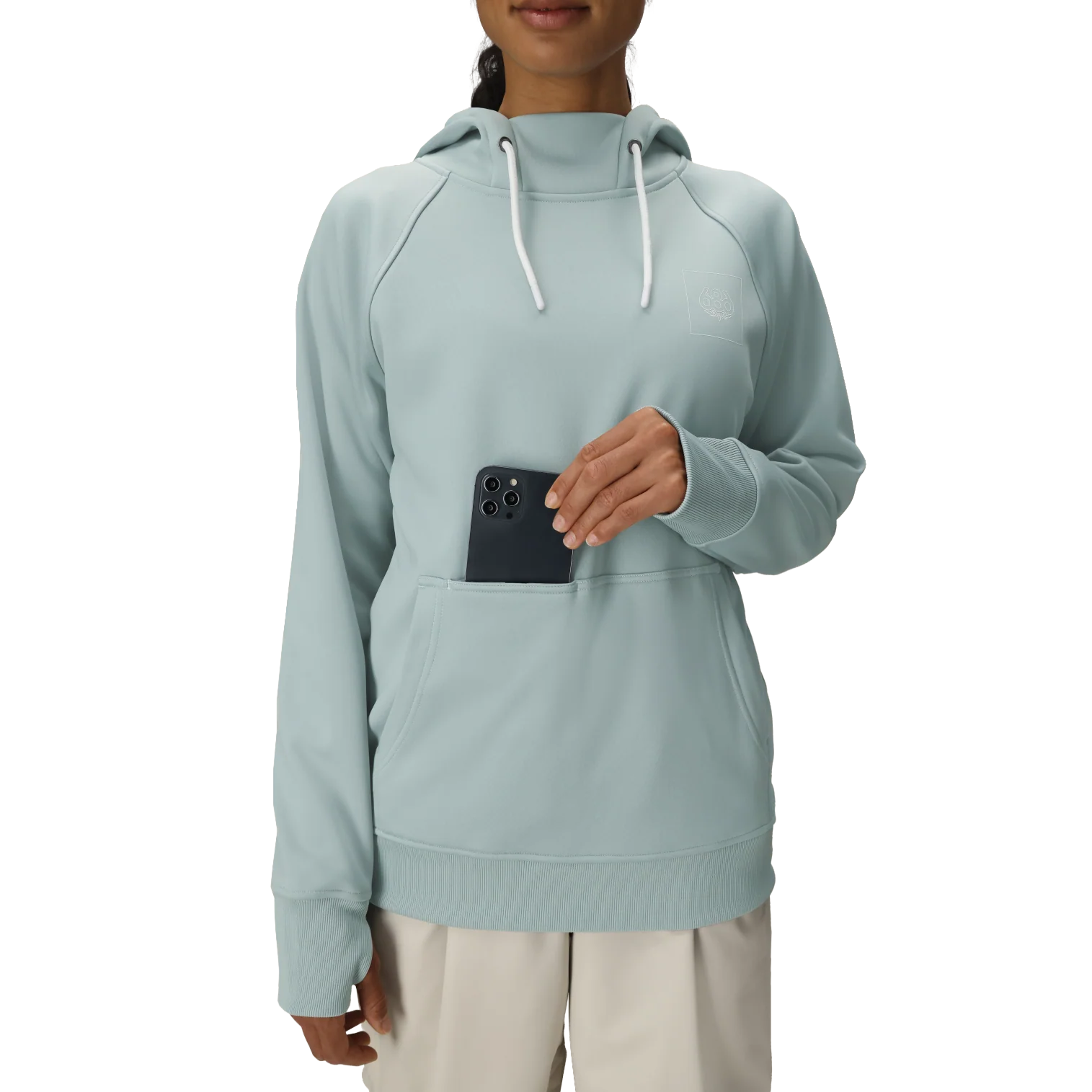 Women's Bonded Fleece Pullover Hoody - Image 7