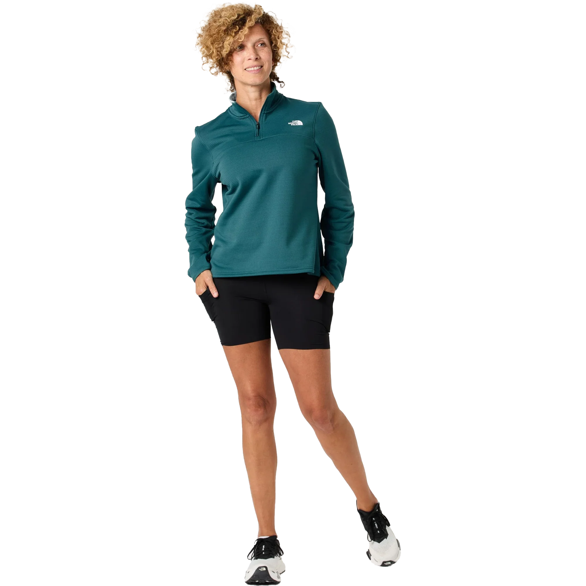 Women's Cedar Trail Grid Fleece 1/4 Zip Jacket - Image 3