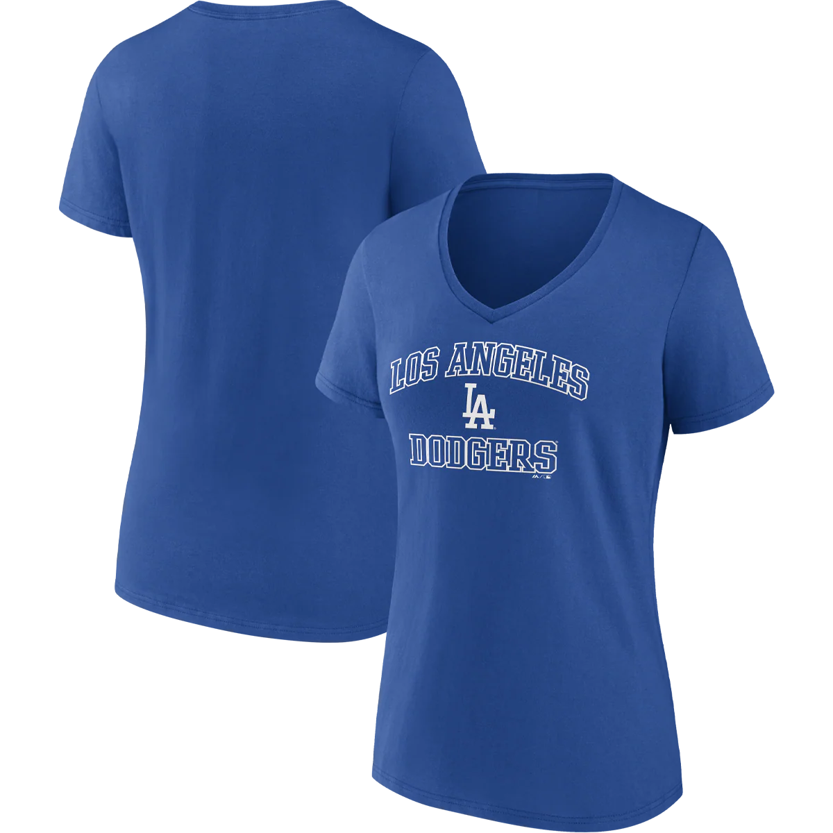 Women's Dodgers Cotton Heart and Soul Short Sleeve - Image 4