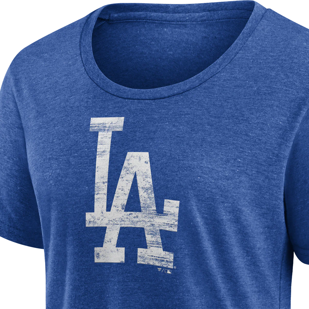 Women's Dodgers Triblend Logo Short Sleeve - Image 3