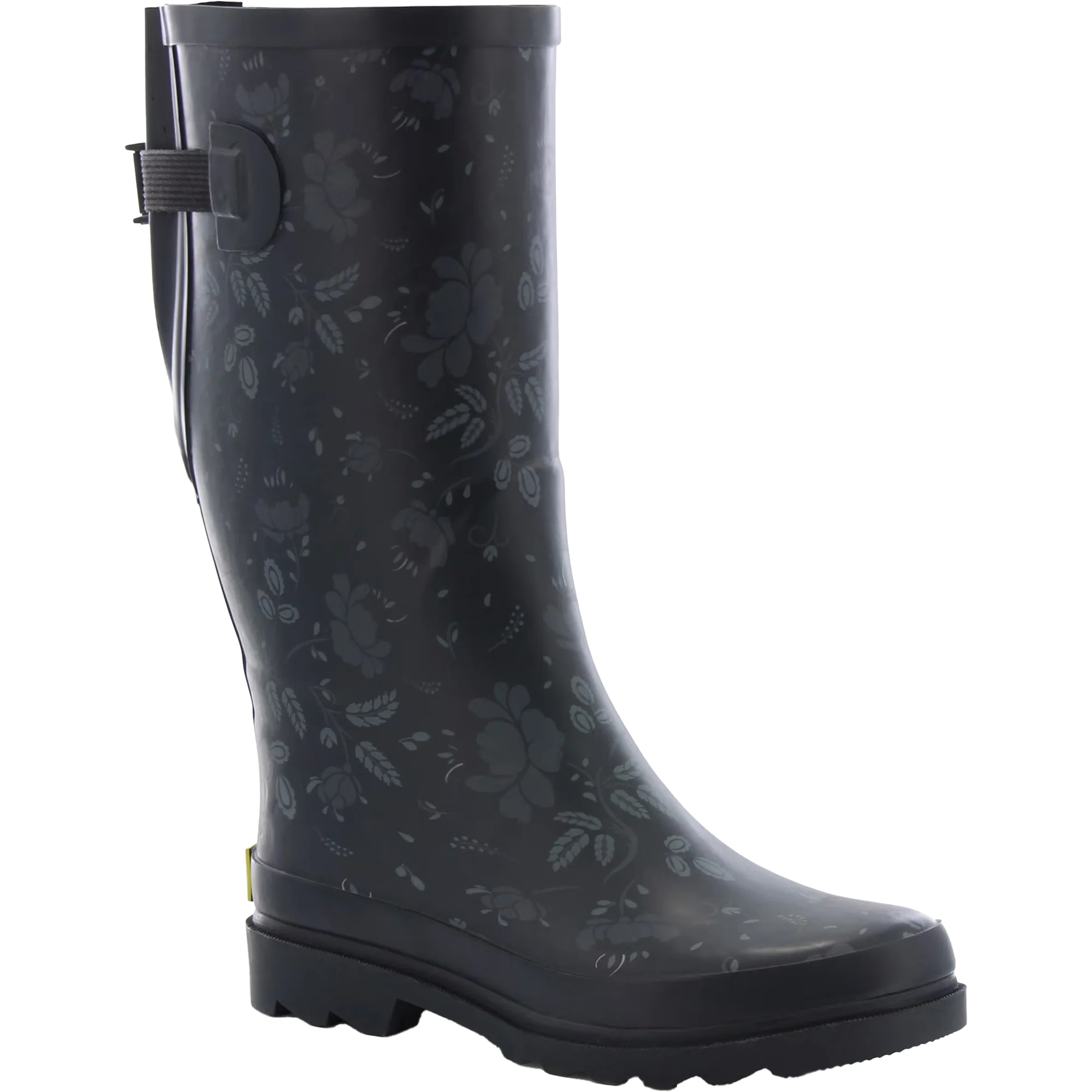 Women's Floral Adjustable Tall Rain Boot - Image 3