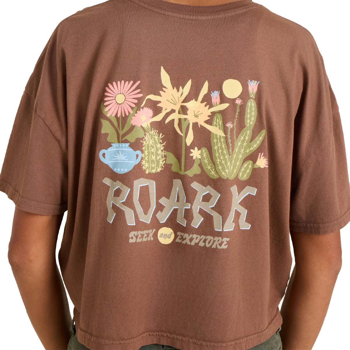 Women's Garden Seek Boxy Crop - Image 4