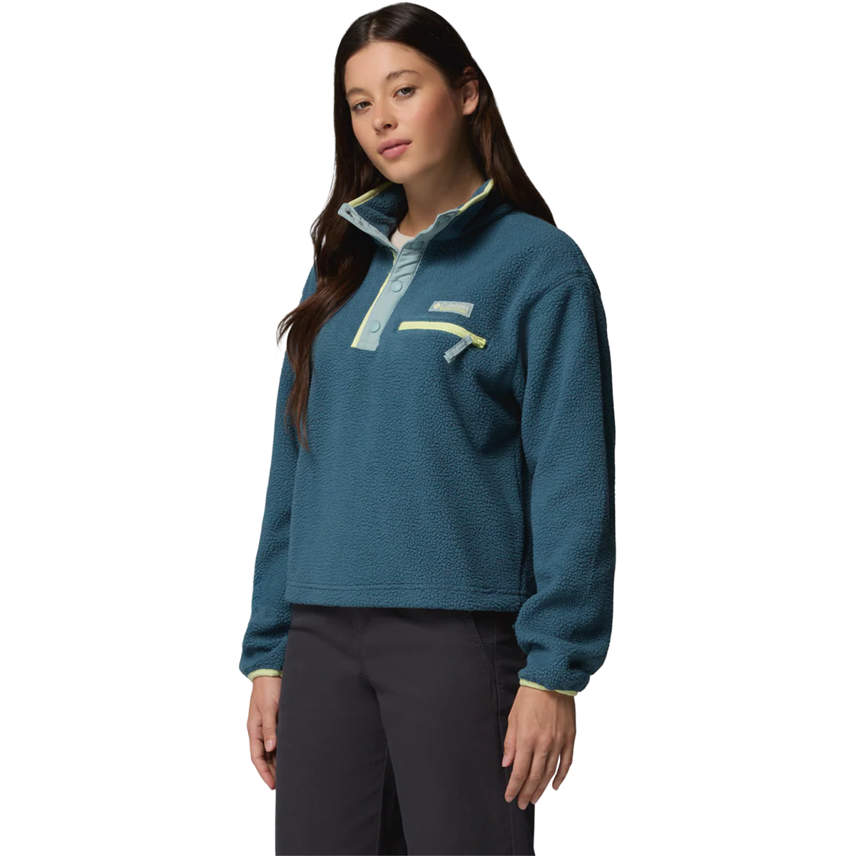 Women's Helvetia II Cropped 1/2 Snap Pullover - Image 4