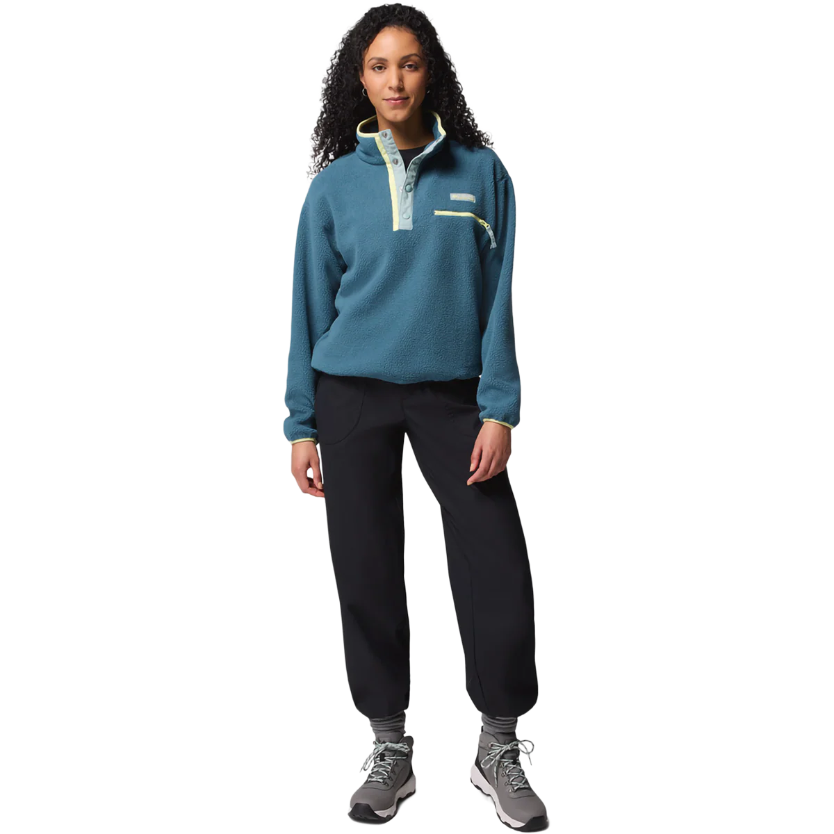 Women's Helvetia II Cropped 1/2 Snap Pullover - Image 6