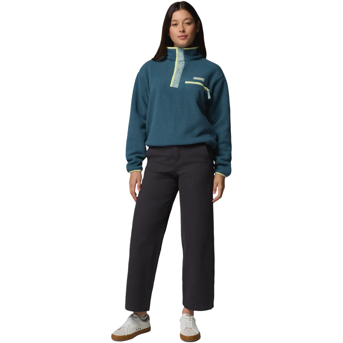 Women's Helvetia II Cropped 1/2 Snap Pullover - Image 7
