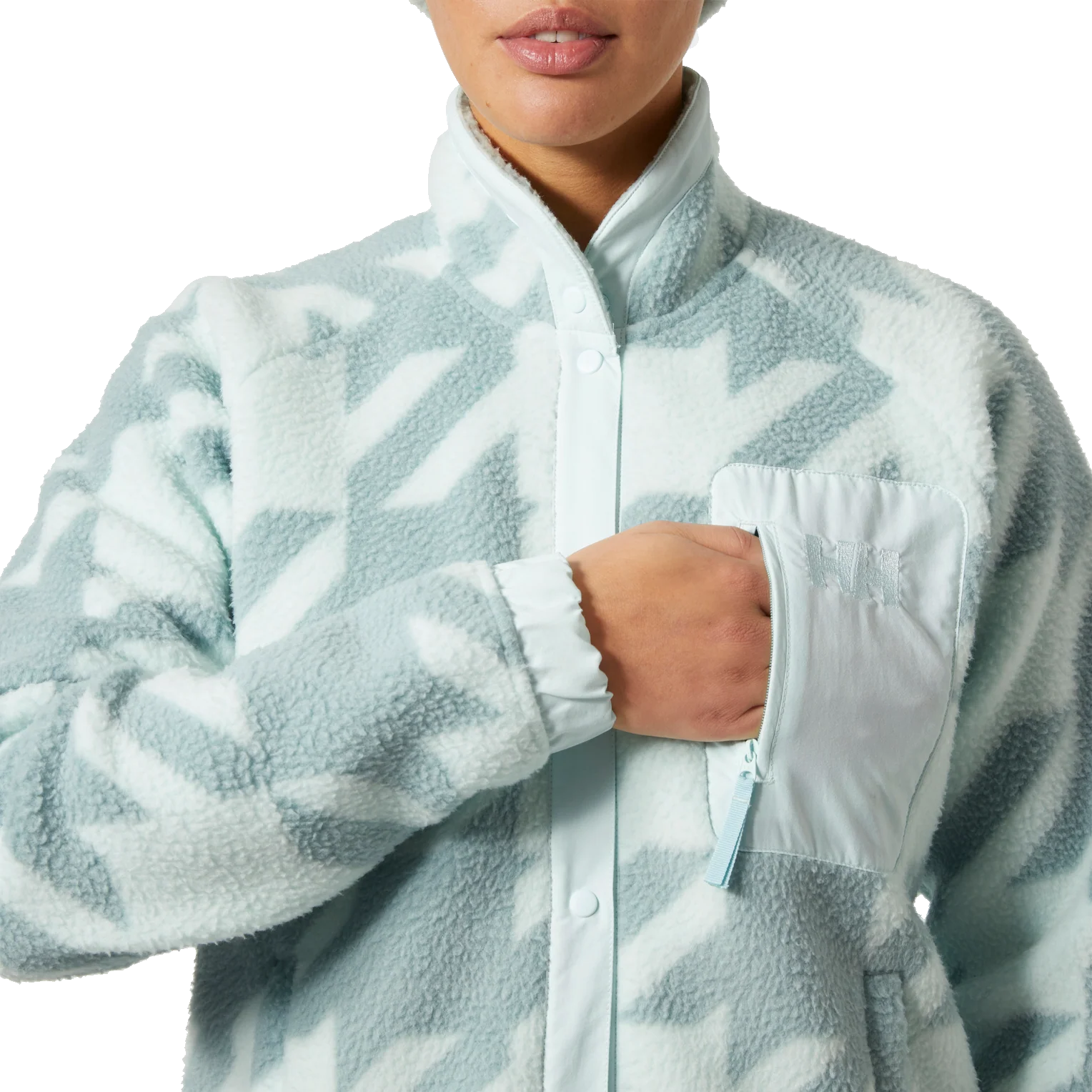 Women's Imperial Printed Pile Snap - Image 3
