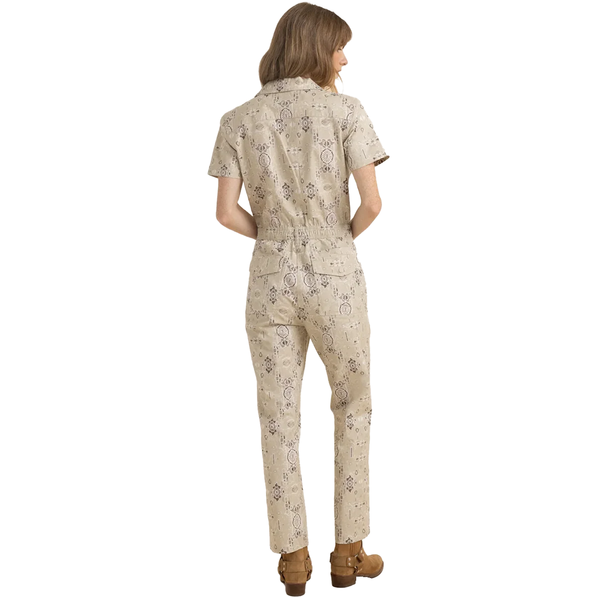 Women's Layover Short Sleeve Jumpsuit - Image 2