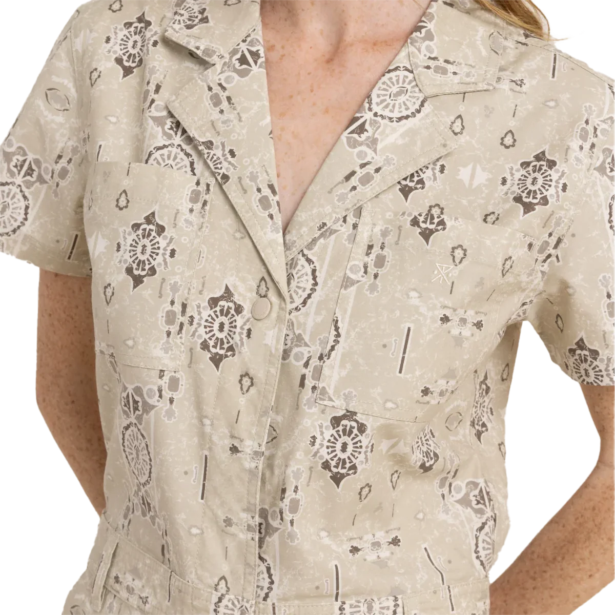 Women's Layover Short Sleeve Jumpsuit - Image 5