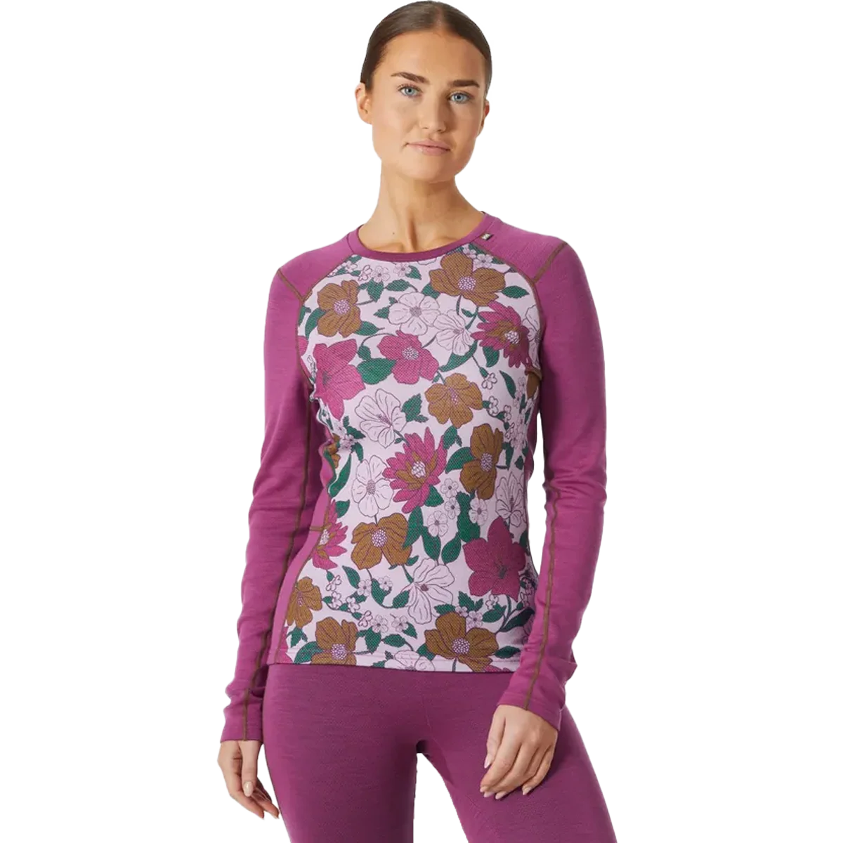 Women's LIFA Merino Midweight Graphic Crew - Image 3