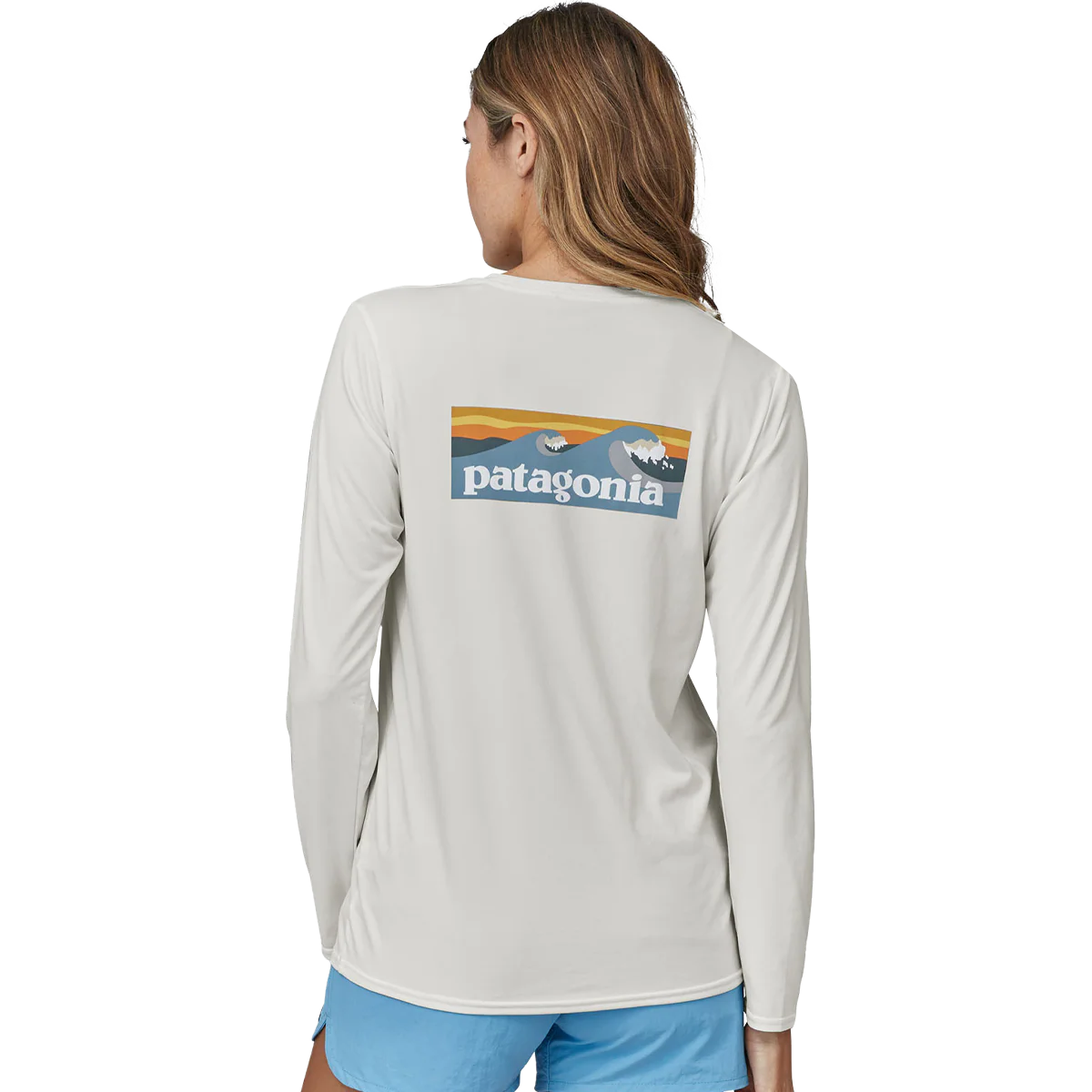 Women's Long Sleeved Capilene Cool Daily Graphic Shirt - Waters - Image 8