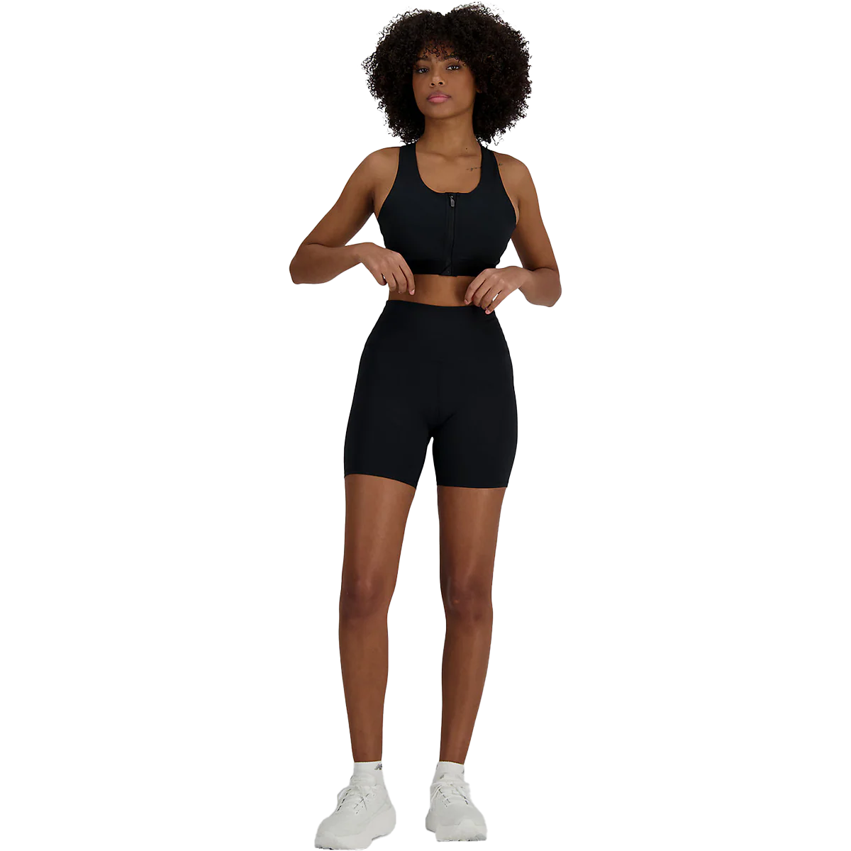 Women's NB Sleek Pocket Zip Front Bra - Image 6