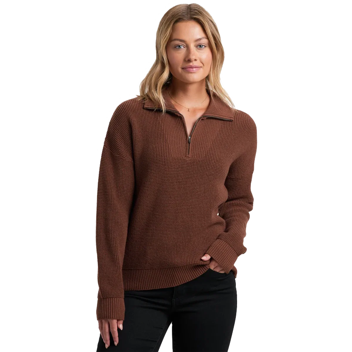 Women's Norda 1/4 Zip Sweater - Image 2