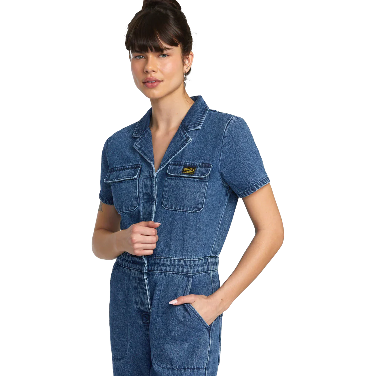 Women's Recession Denim Jumpsuit - Image 3