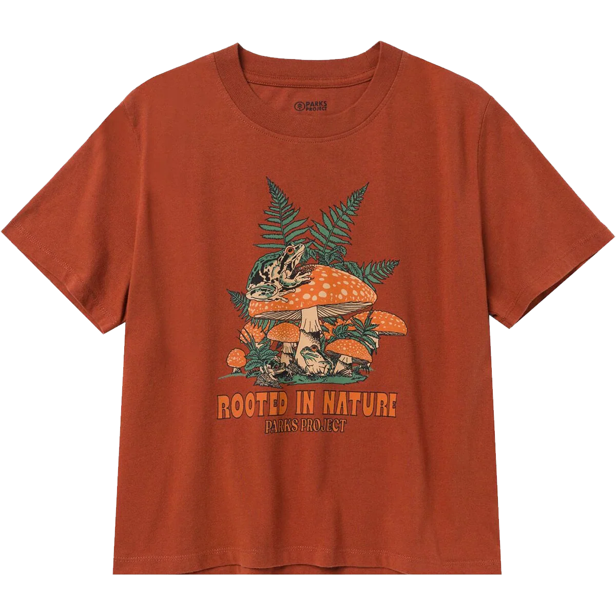 Women's Rooted in Nature Ferns Boxy Tee