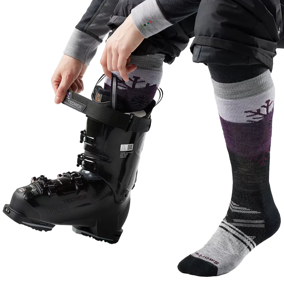 Women's Ski Full Cushion Snowpocalypse OTC Socks - Image 5
