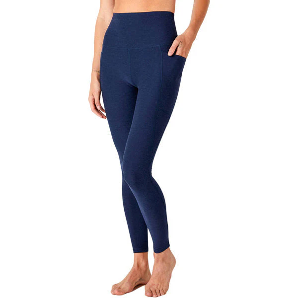Women's Spacedye Out of Pocket High Waisted Midi Legging - Image 3