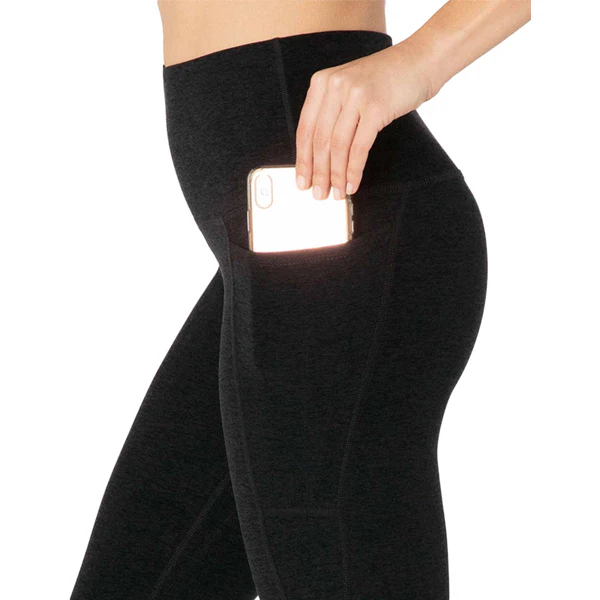 Women's Spacedye Out of Pocket High Waisted Midi Legging - Image 7
