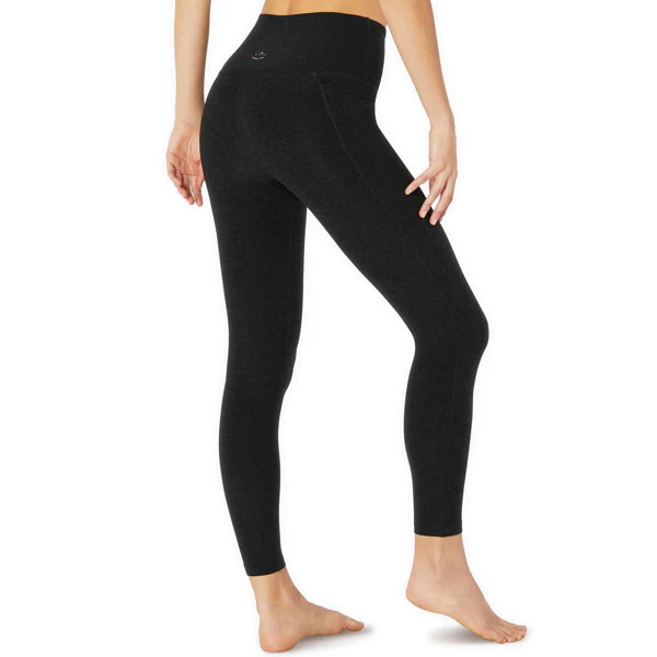 Women's Spacedye Out of Pocket High Waisted Midi Legging - Image 9