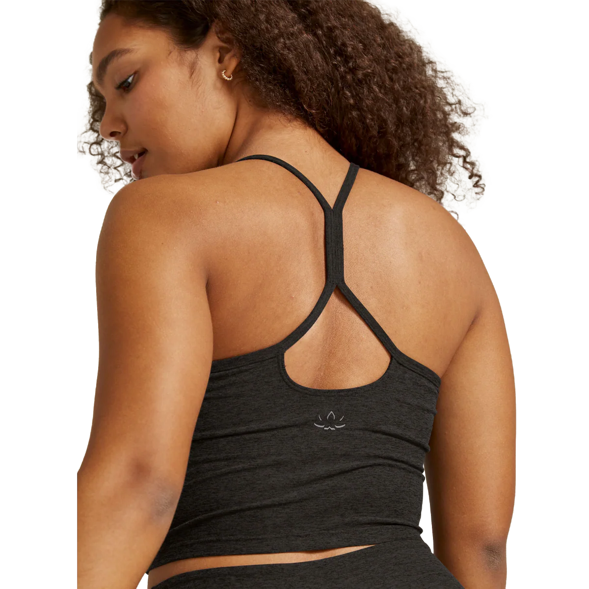 Women's Spacedye Slim Racerback Cropped Tank - Image 5