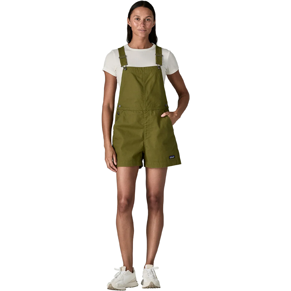 Women's Stand Up Overalls 5" - Image 4