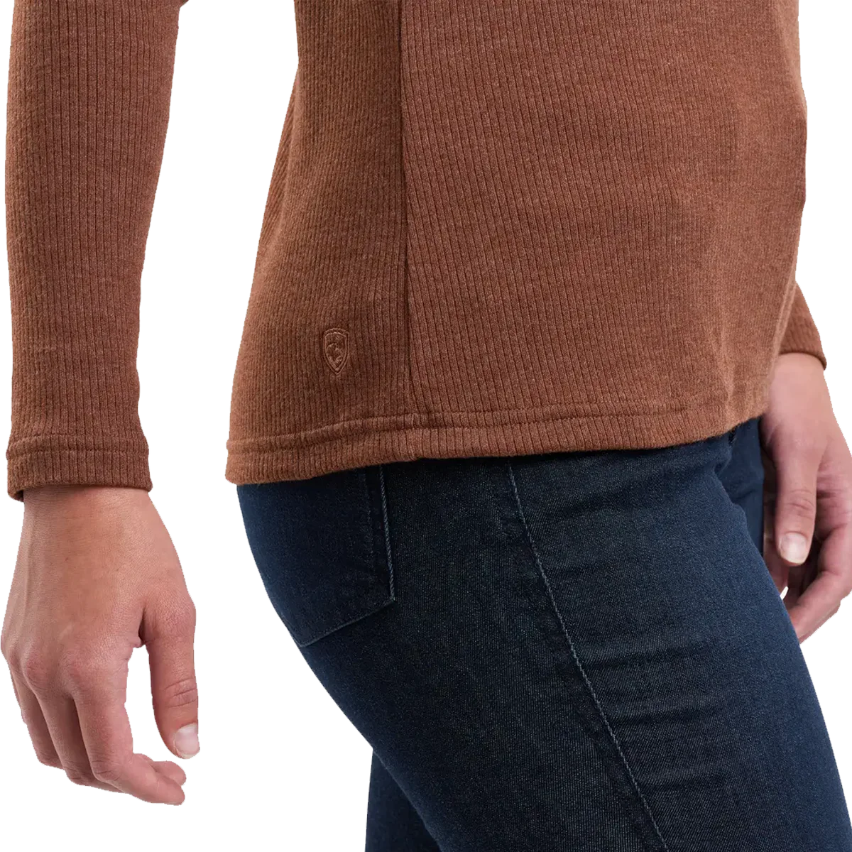 Women's Verona Ribbed Long Sleeve - Image 7