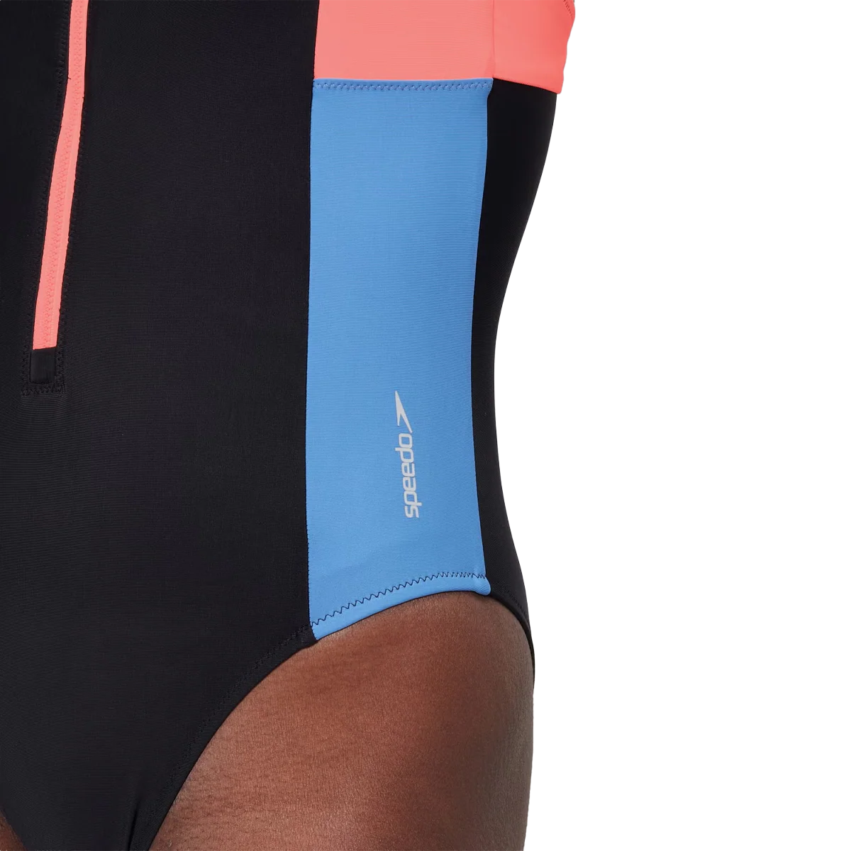 Women's Zip Colorblock One Piece - Image 5