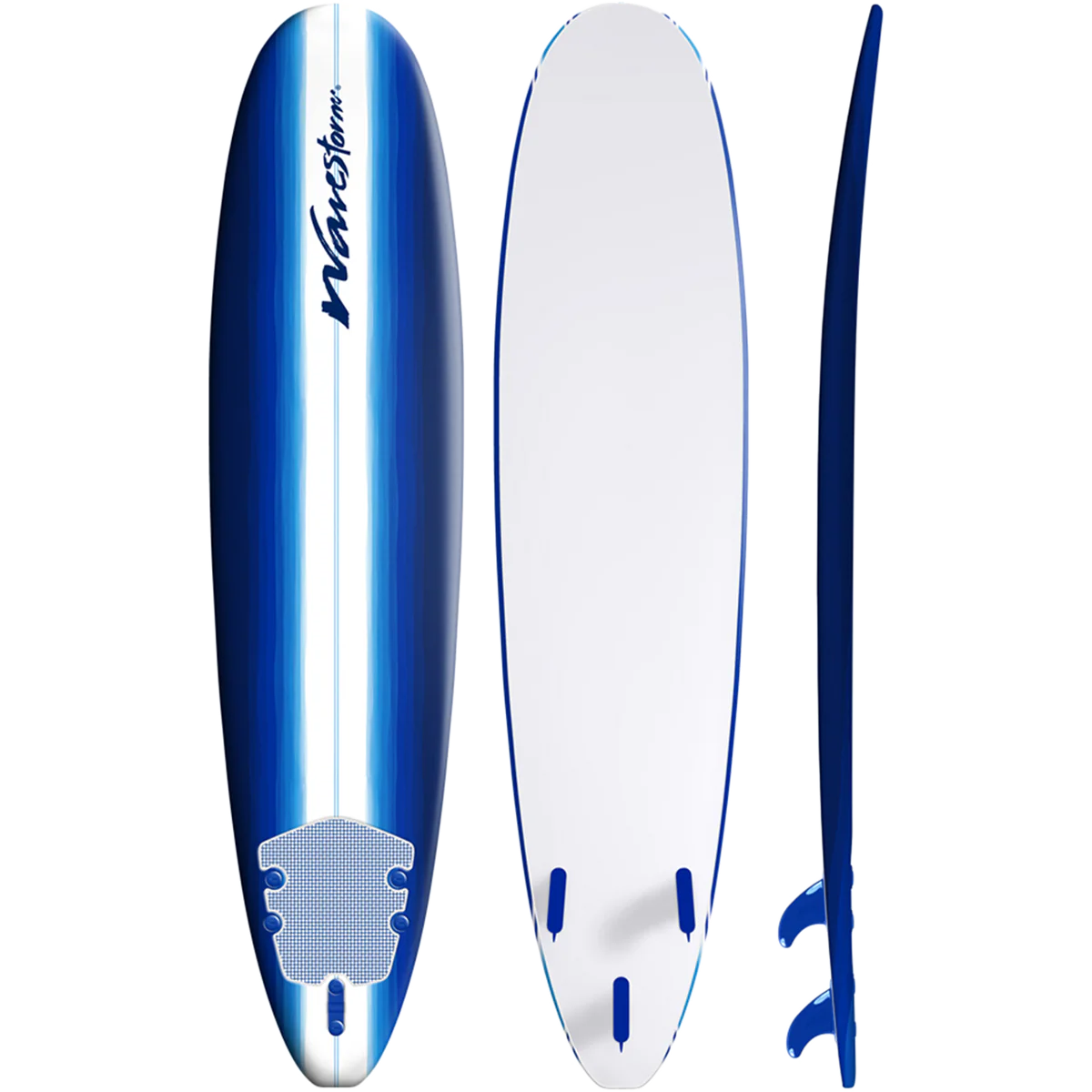Wavestorm 8'0 Classic Surfboard with Leash - Image 5