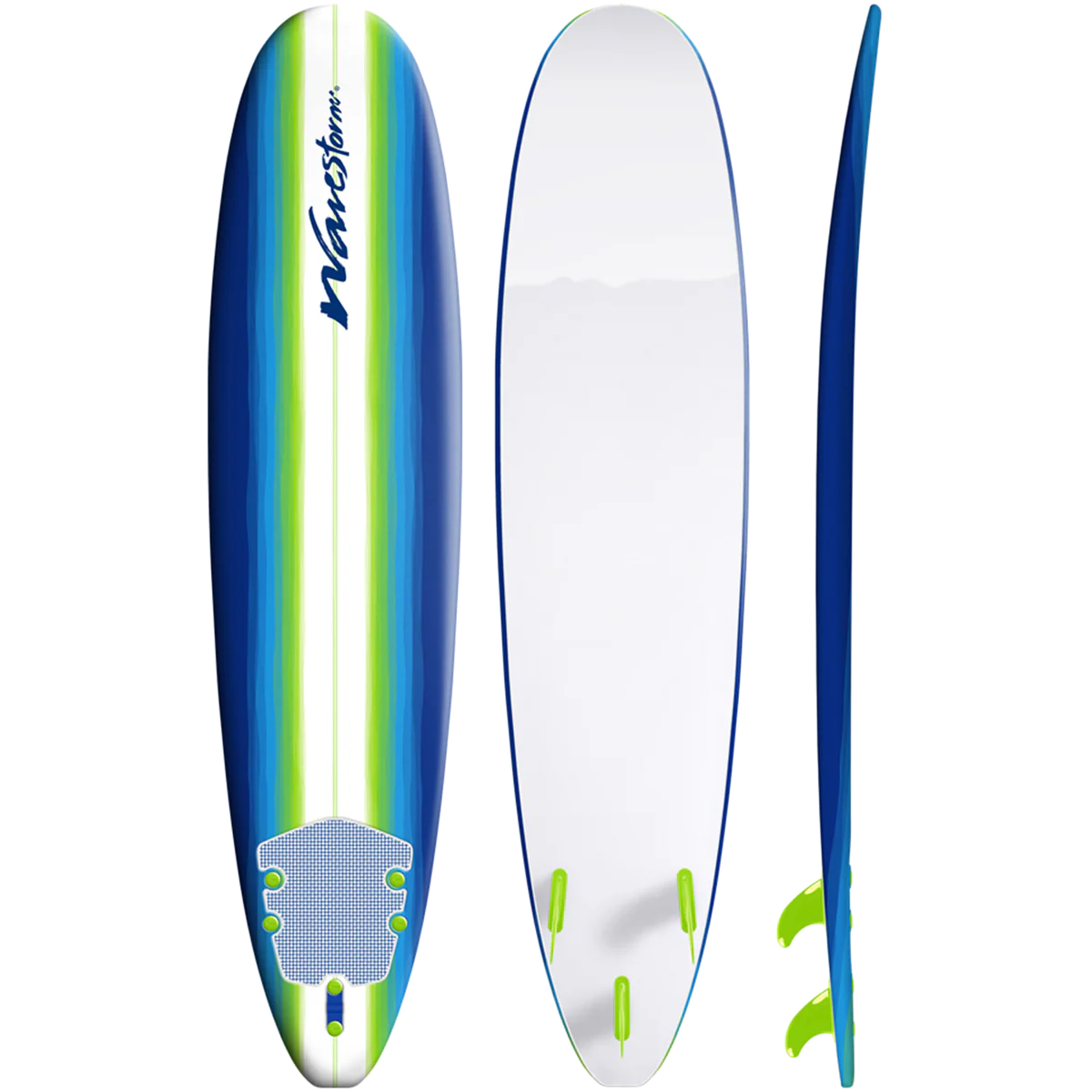 Wavestorm 8'0 Classic Surfboard with Leash - Image 7