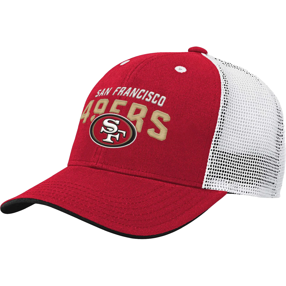 Youth 49ers Core Lockup Meshback Adjustable Hat