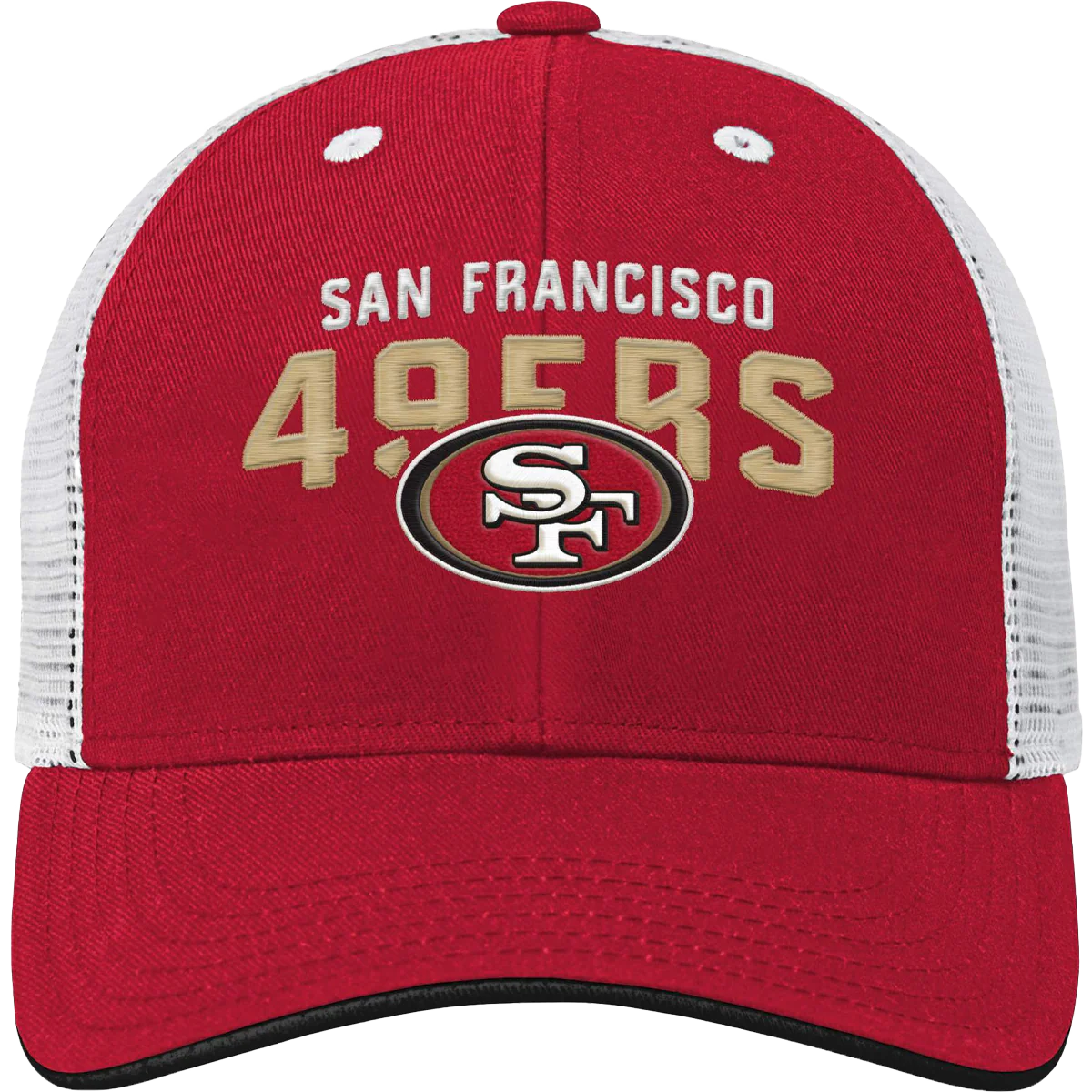 Youth 49ers Core Lockup Meshback Adjustable Hat - Image 2