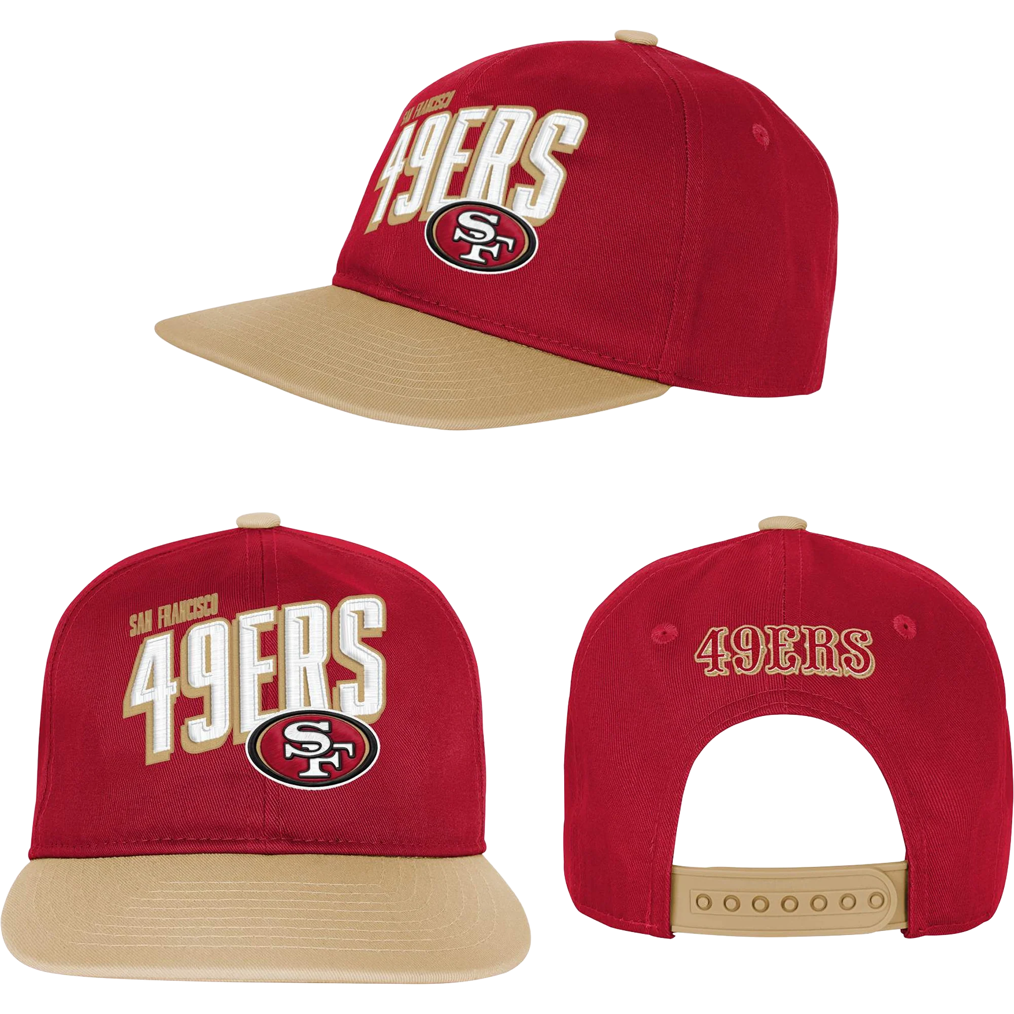 Youth 49ers Essentials Deadstock Snapback - Image 4