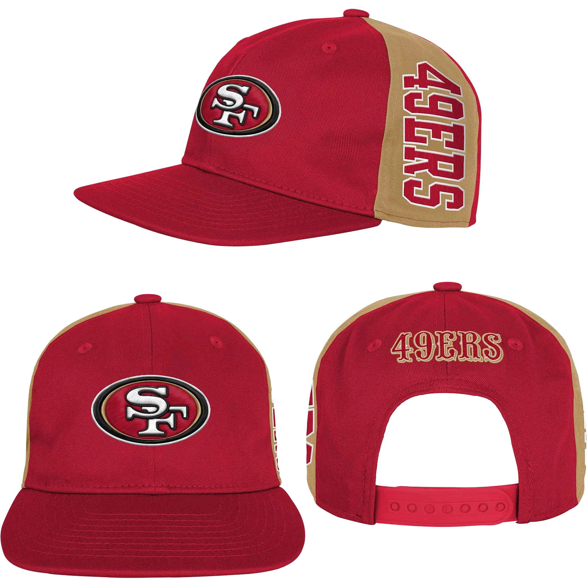 Youth 49ers Modern Fan Deadstock Snapback - Image 4