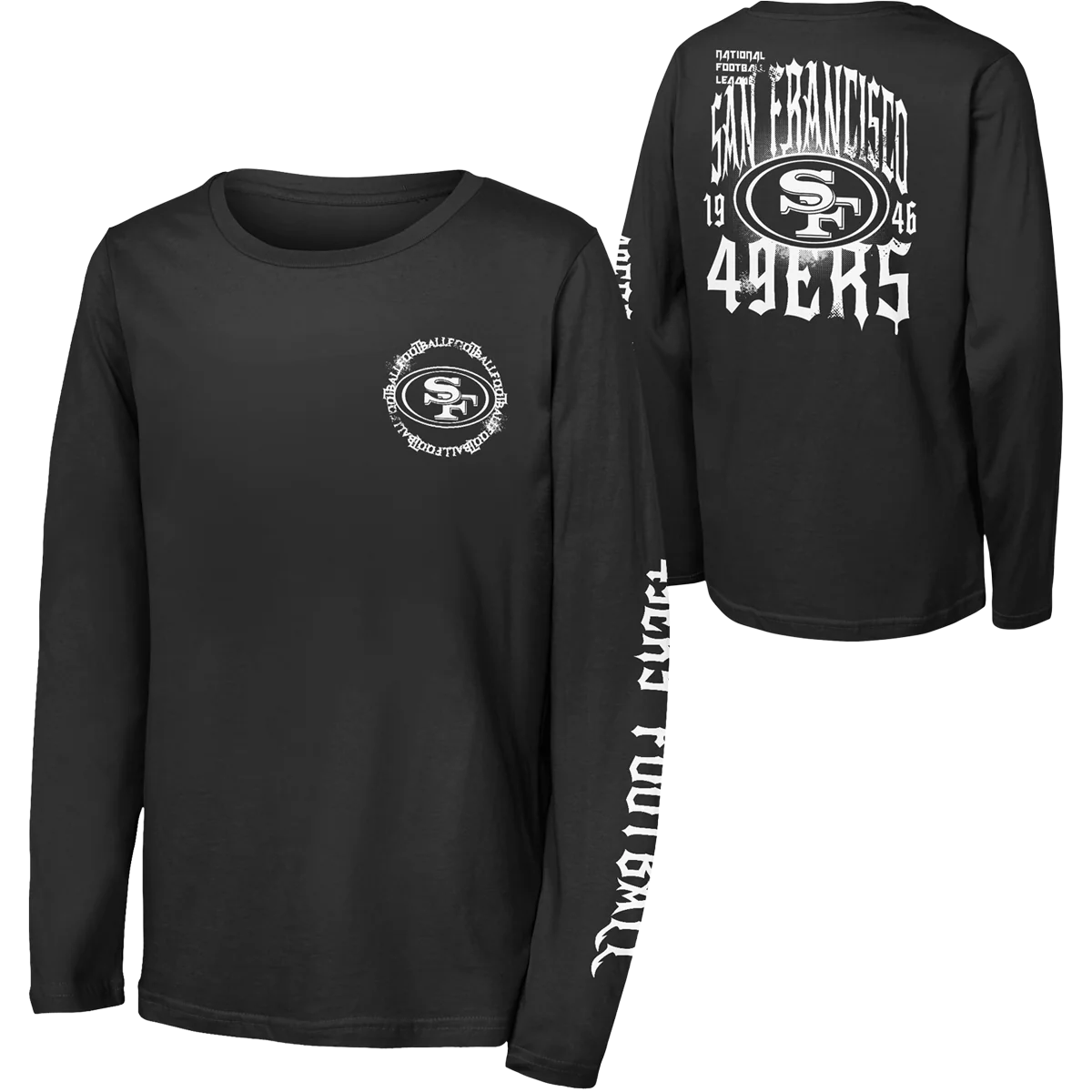 Youth 49ers Rumble Sleeve Long Sleeve
