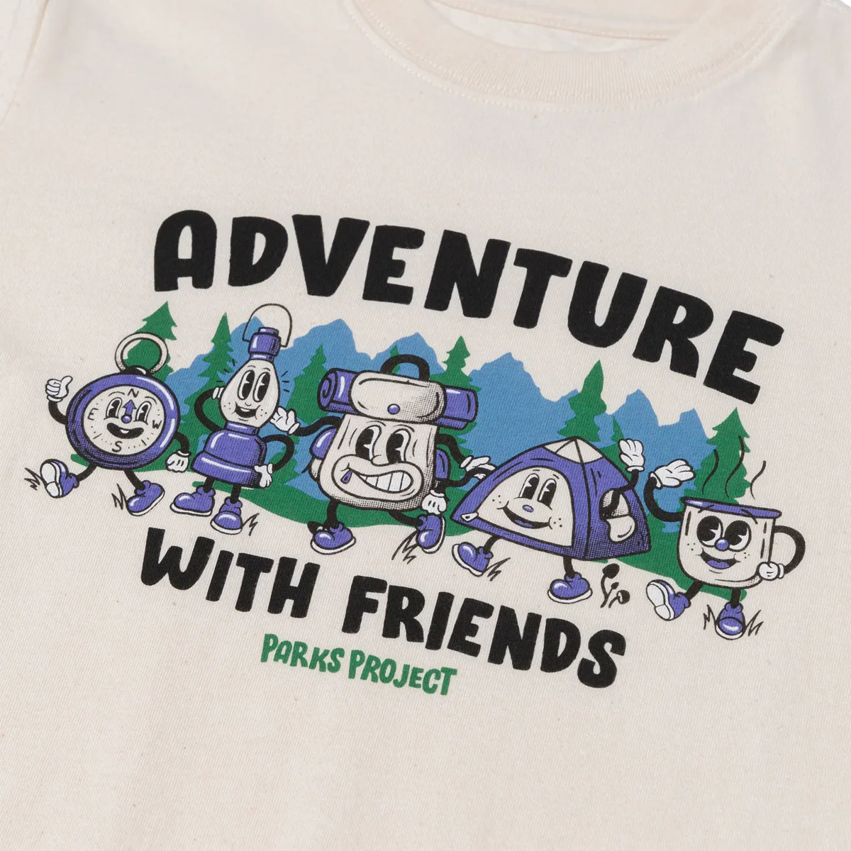 Youth Adventure With Friends Camp Tee - Image 3