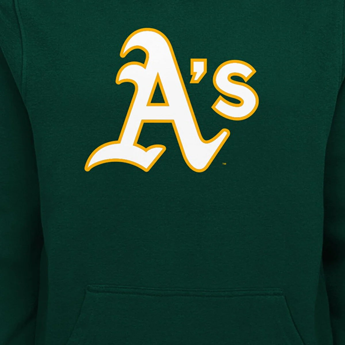 Youth A's Logo Hoodie - Image 2