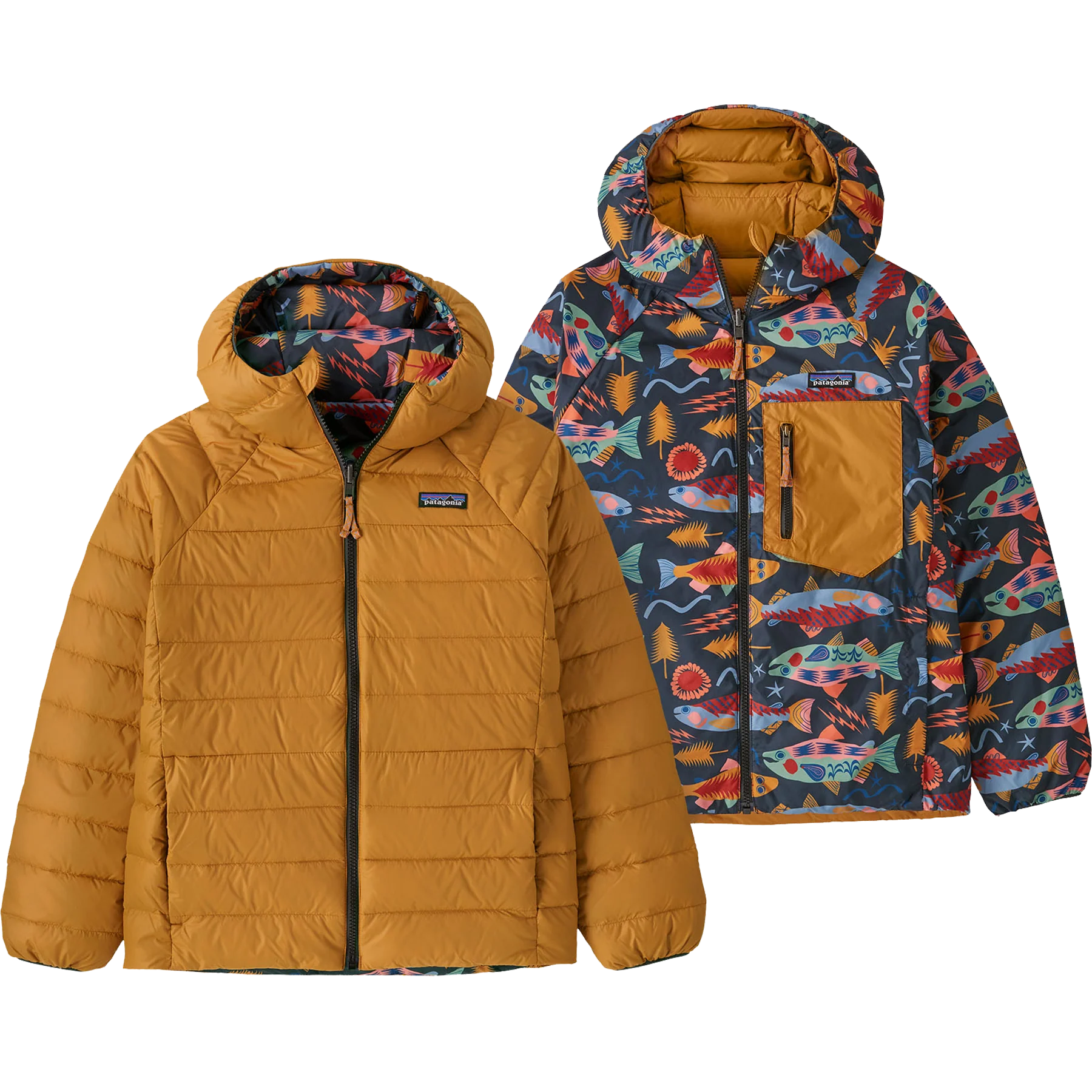 Youth Reversible Down Sweater Hoody