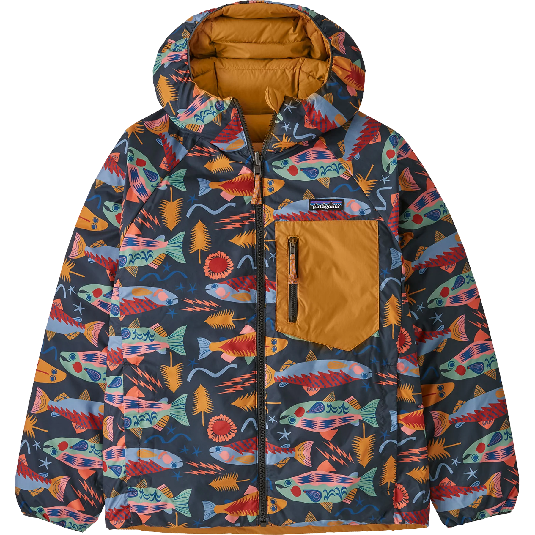 Youth Reversible Down Sweater Hoody - Image 3
