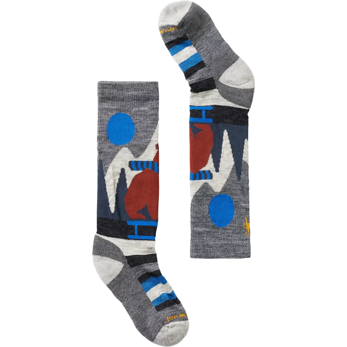 Youth Ski Light Cushion Sleigh Bear OTC Socks