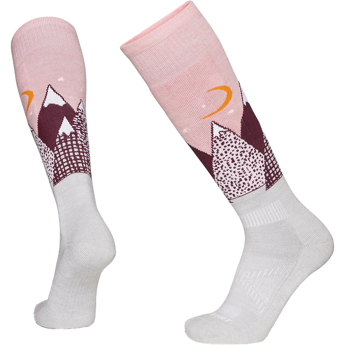 Youth Snowy Mountains Light Cushion Snow Sock - Image 2