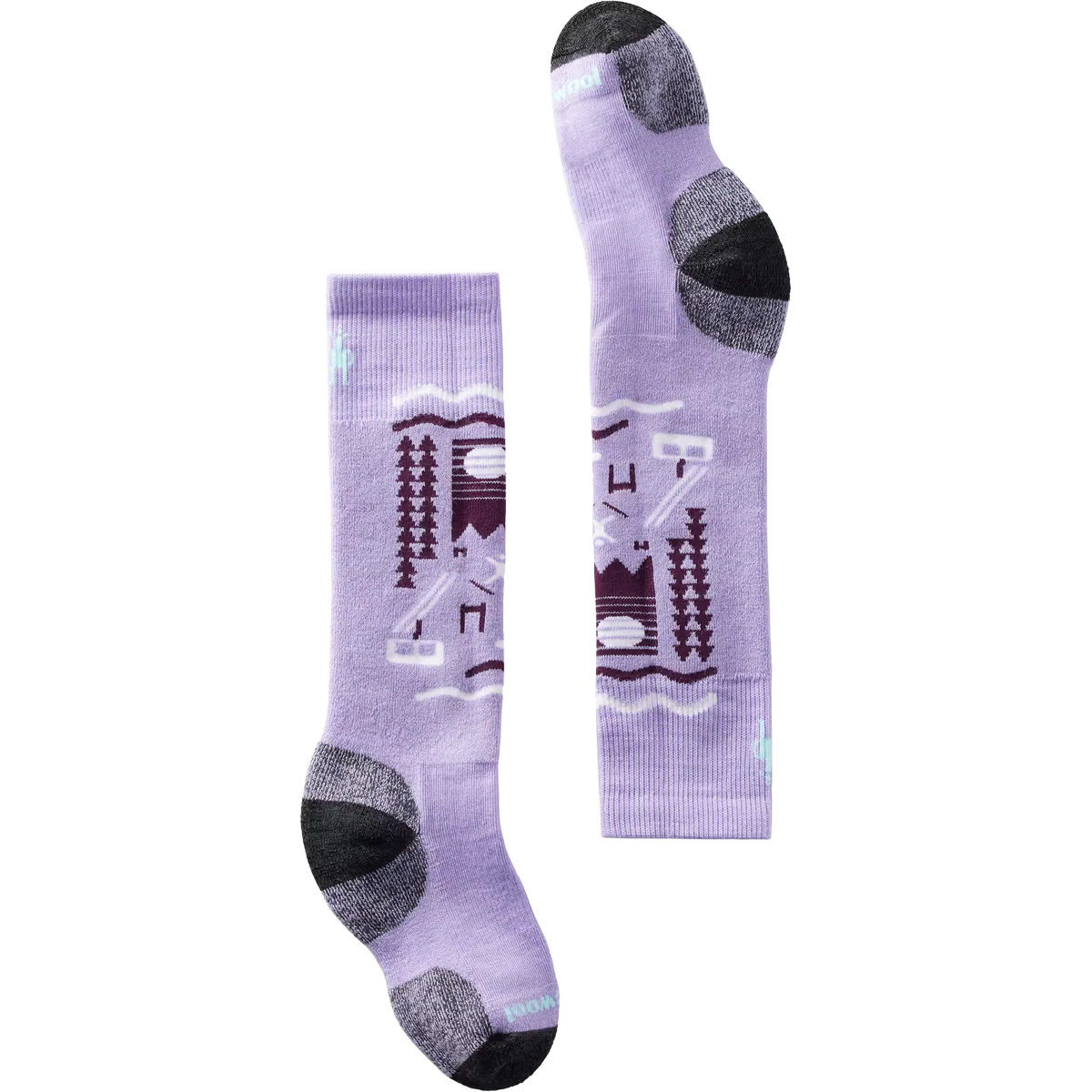 Youth Wintersport Ski Day Over The Calf Socks - Image 2