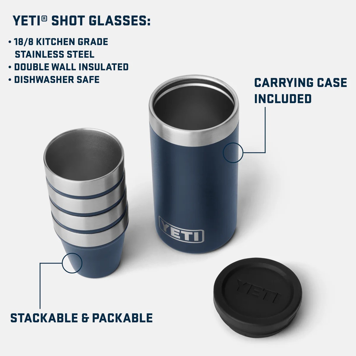 Shot Glasses with Carrying Case - Image 9